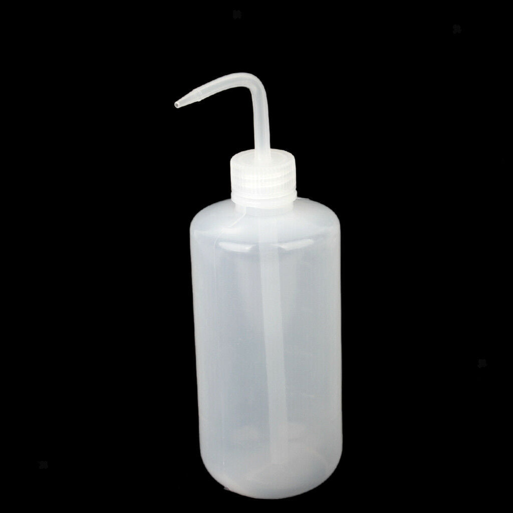 2pcs 500ML Garden Plant Watering/ Tattoo Plastic Squeeze Water/ Soap Wash Bottle