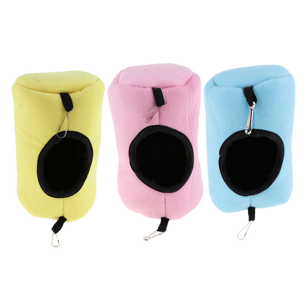 3 Set Chinchilla Hedgehog Bed Accessories Cage Toys Pet Ferret Rat Habitat House
