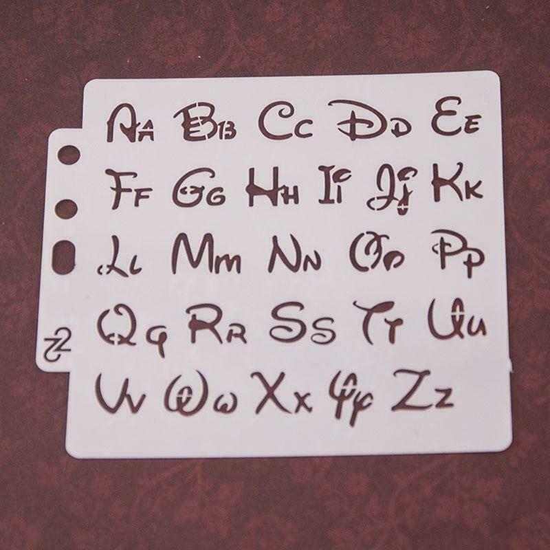 9pcs/set Christmas Letter Stencils Template Painting Scrapbooking Embossing Card