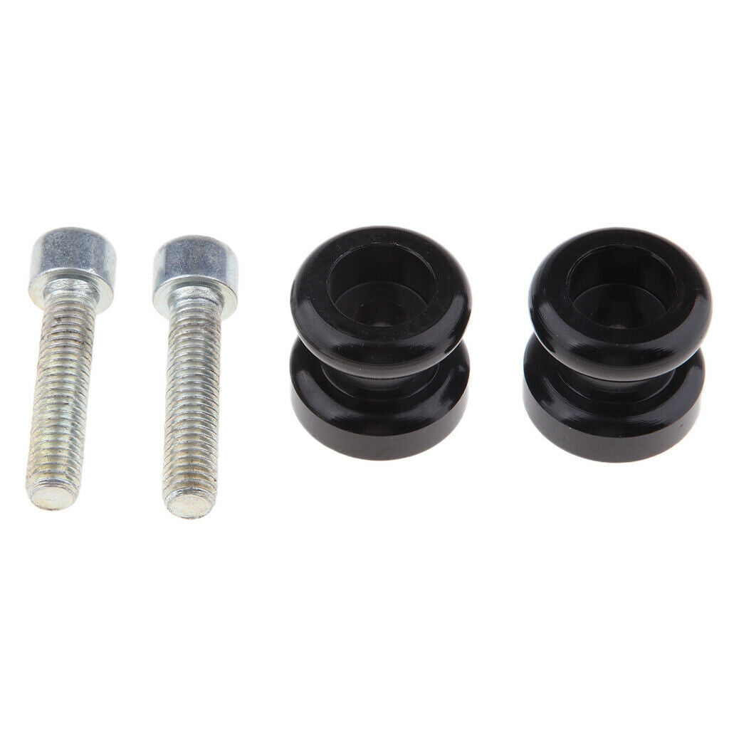 Black M8 Swingarm Spool Slider Stand Bobbin Motorcycle Parts For Yamaha