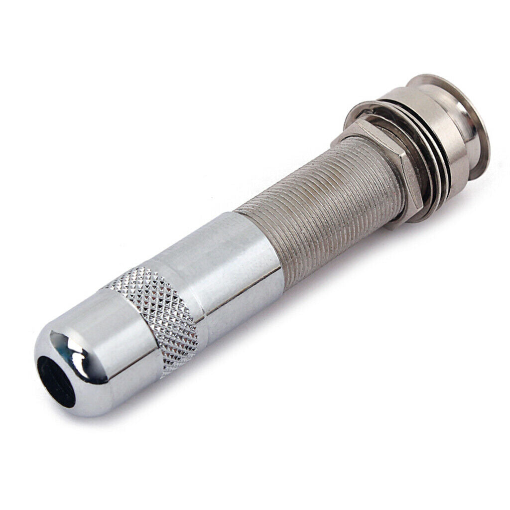 6.35mm 1/4'' Guitar Bass End Pin Input Output   Stereo Socket Plug