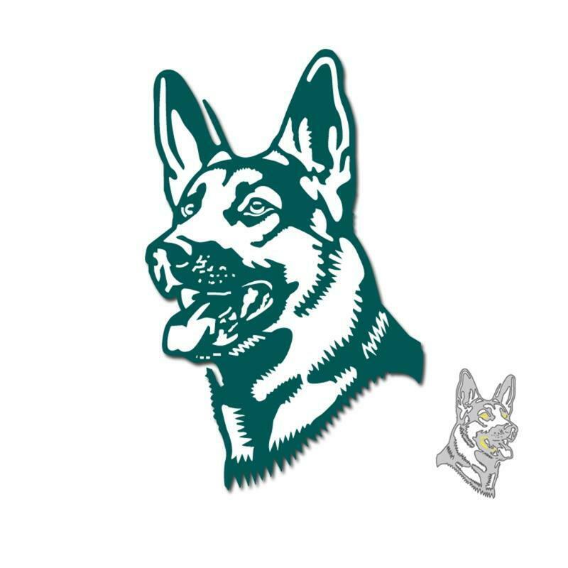 Dog Metal Cutting Dies Stencil Scrapbooking DIY Album Stamp Paper Card Embossing