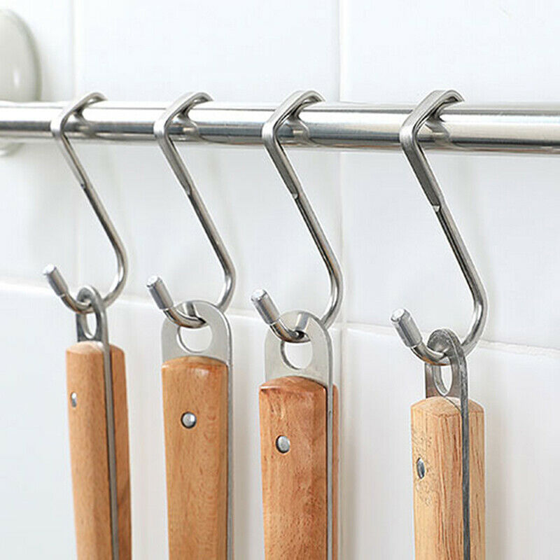 Stainless steel free punching cabinet door trace hook S-type door hanger .l8