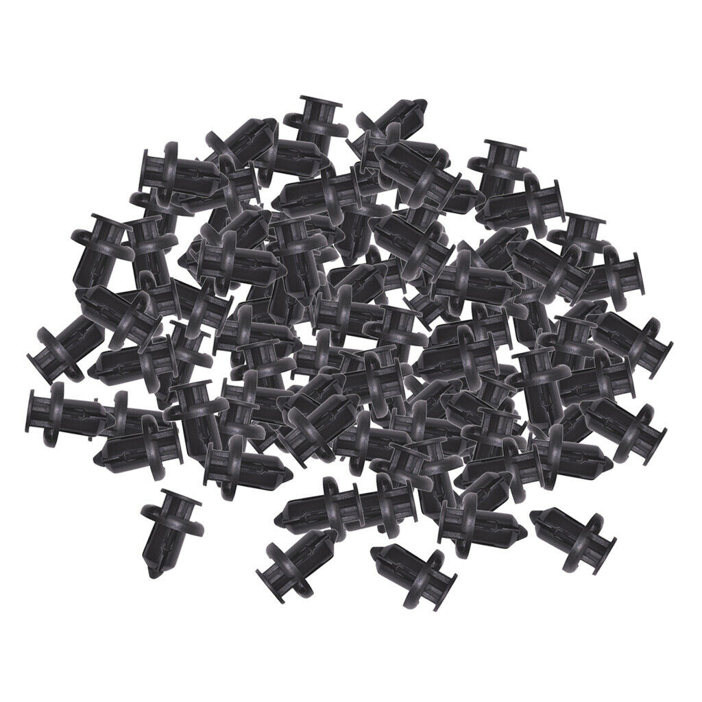 100 Sets Universal Car Nylon Push-type Pin Rivet Trim Clip Fastener Body Kit