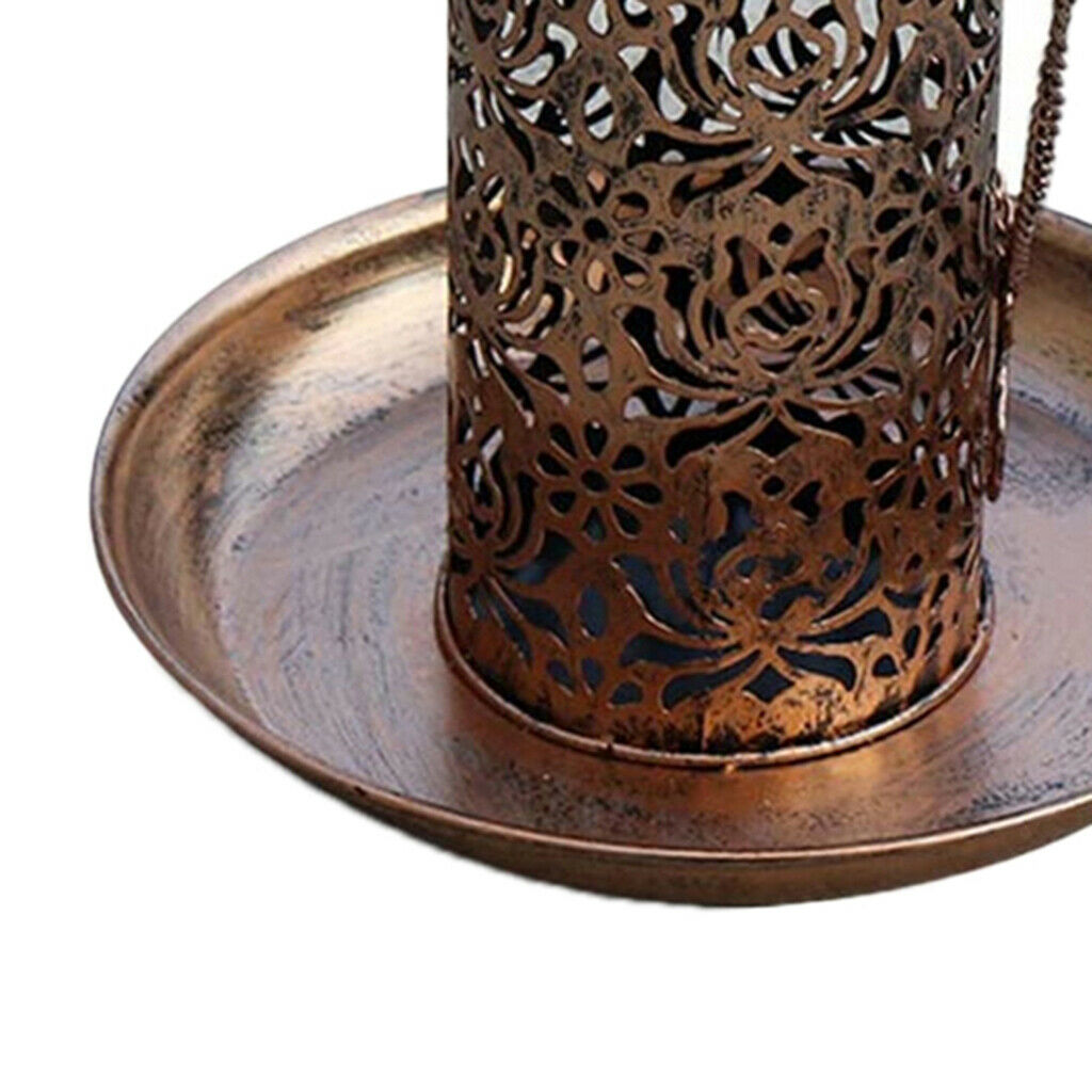 Solar Bird Feeder Outside Outdoor Backyard Balcony Decoation Accessories