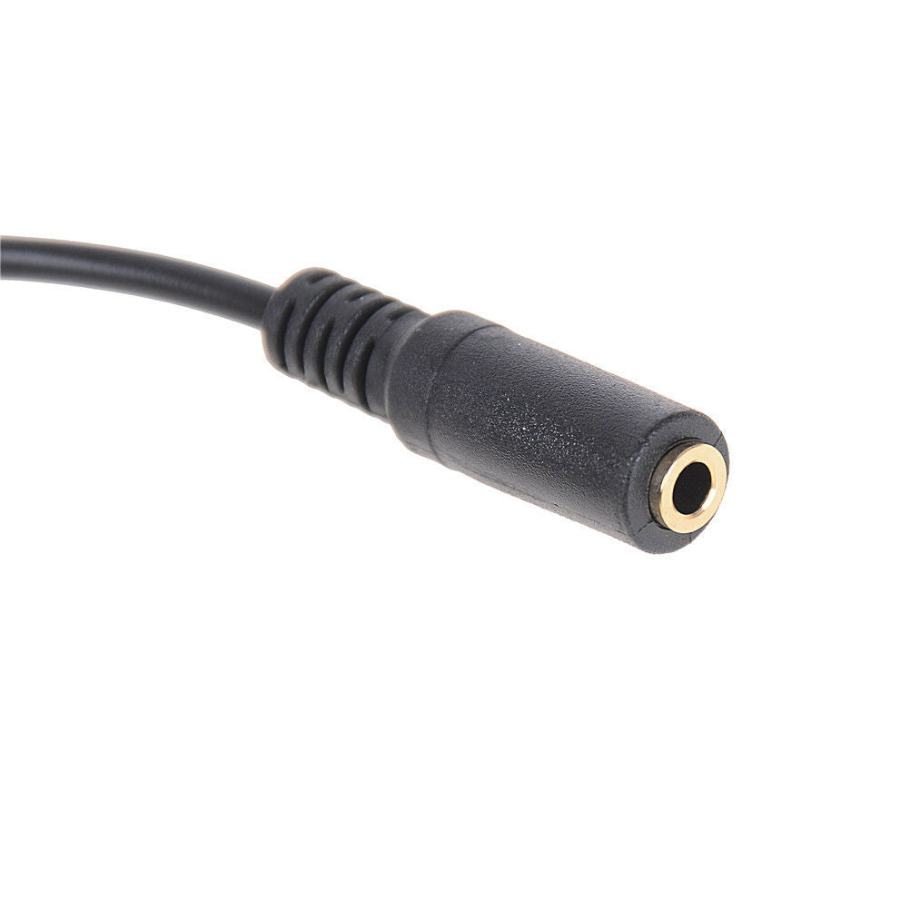 3.5mm 3pole Audio Stereo Male To Female 90Degree Right Angled Extension Cable Tt