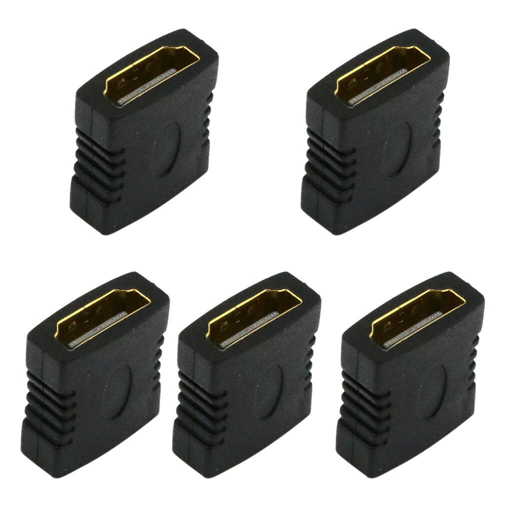 5x   Female to Female F/F Coupler Extender Adapter Plug for HDTV HDCP