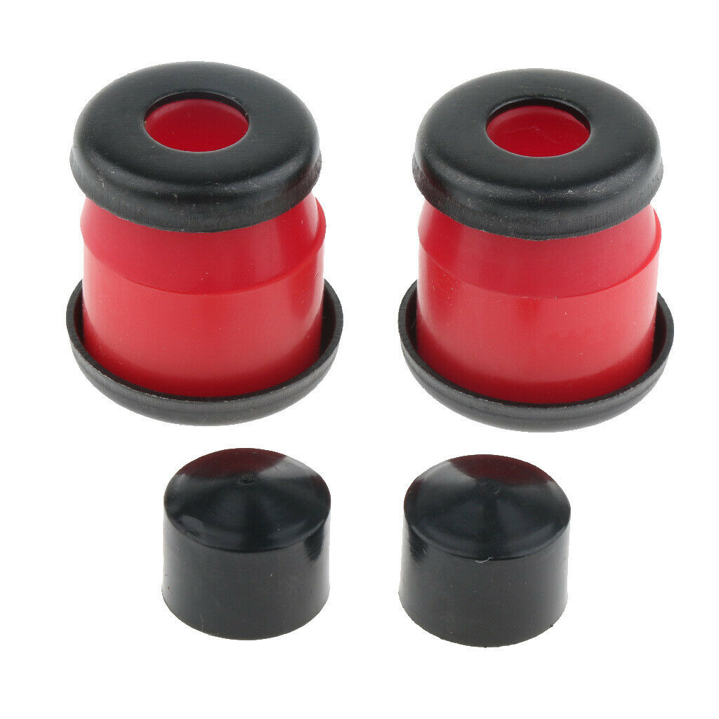 Skateboard Rebuild Kit Bushings Washers   Cups for 2 Trucks 5in Red