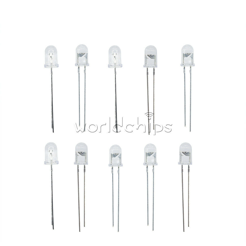 20PCS 5mm 850nm IR Infrared Launch Emission Tube Diode LED Lamp Emitting