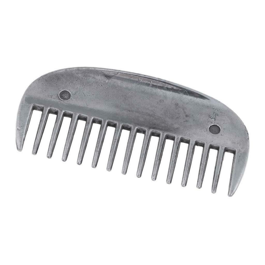 Stainless Steel Horse Curry Comb Brush Grooming Equestrian Supplies