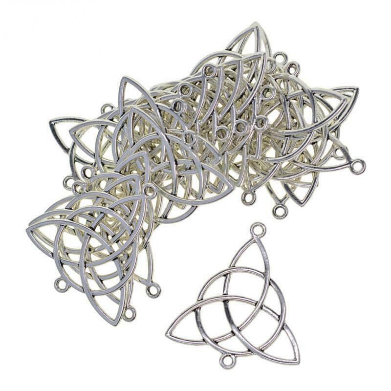 20x Viking Celtic Knot Bracelet Charm Pendant for DIY Jewelry Findings Craft