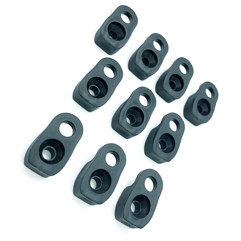10pcs Kayak Canoe D Rings Eye Pad Deck Fitting Bungee Cord Kit Accessories