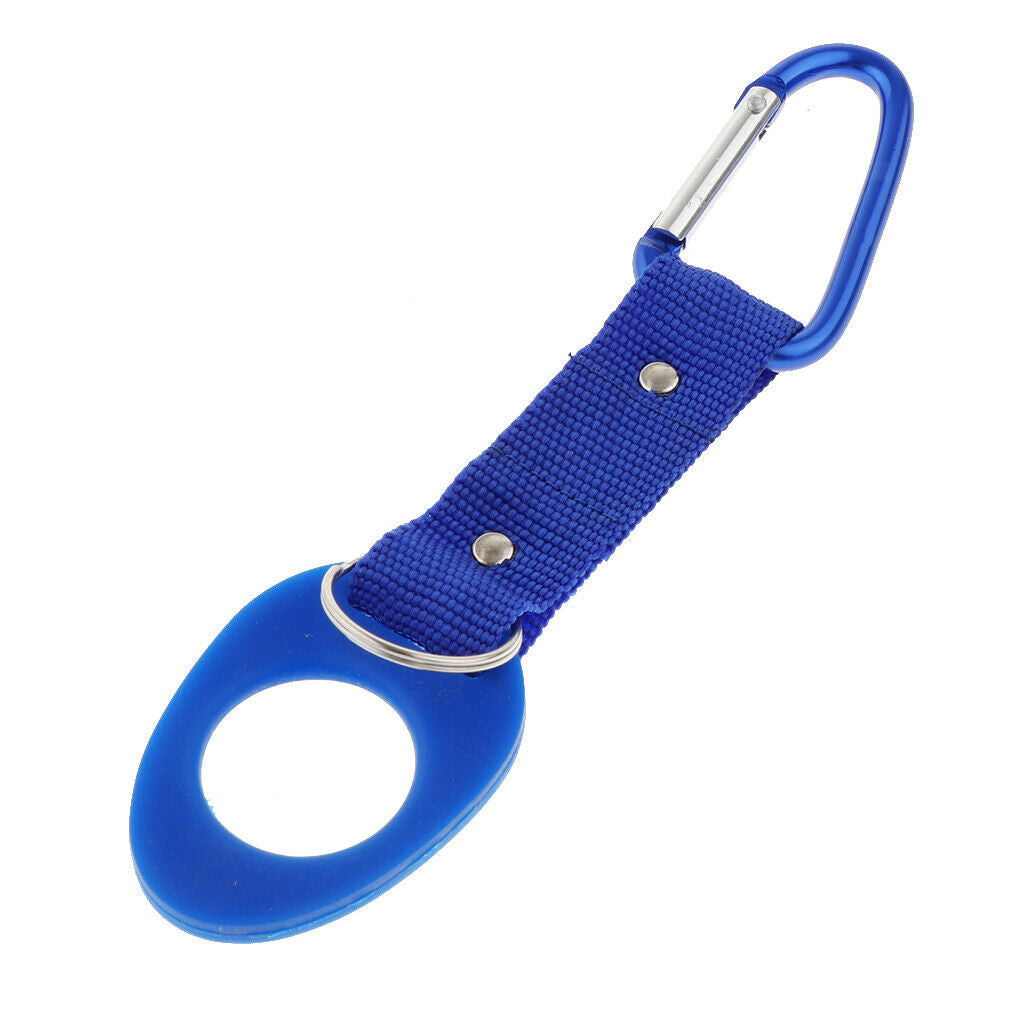 Multi-use Hiking Camping Water Bottle Holder Hook Buckle with Key