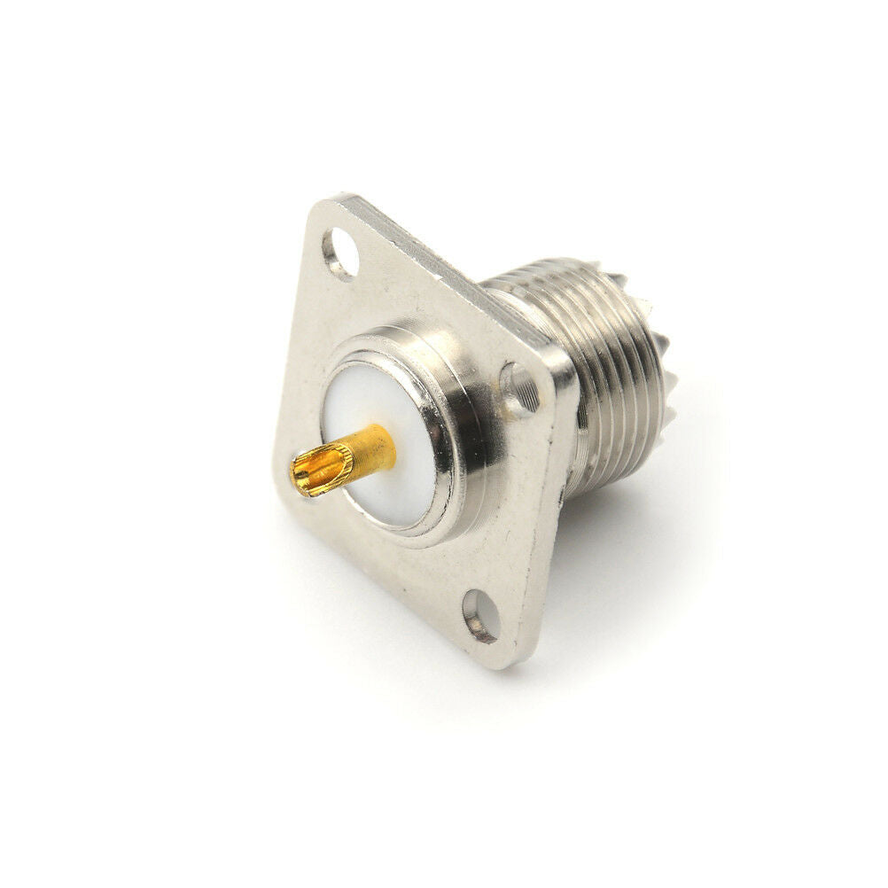 SO-239 Female Jack Square Shape Solder Cup Coax Connector For Radi.l8