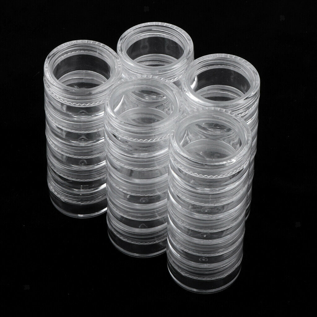Plastic Storage Container Set Beads Storage Boxes & Transparent Bottles
