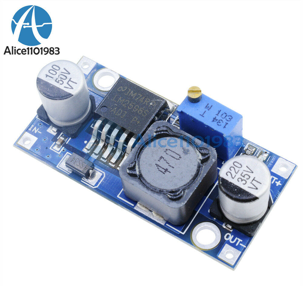 DC-DC Buck Converter Step Down Module LM2596 Power Supply Output 1.25V-35V