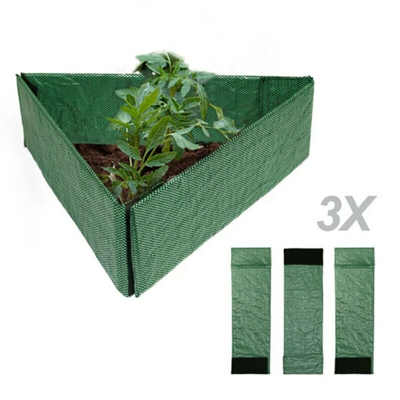 Mobile Polygonal Flowerbed Garden Box Duty Planter Box Bed for Growing Flowers