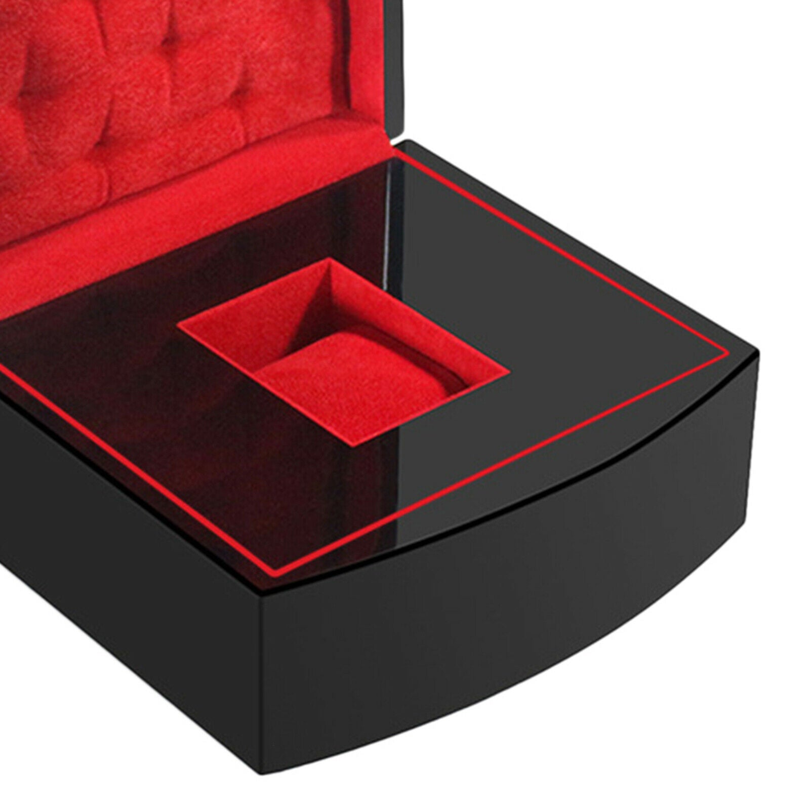 Stylish Piano Wood Watch Case for Display Proposal Wedding Gift Collector