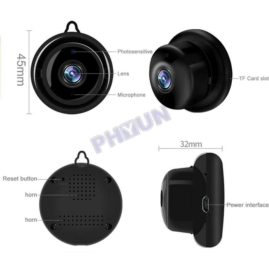 1080p Wireless Wifi Camera Indoor Outdoor HD Camera Home Security IR Anti-theft