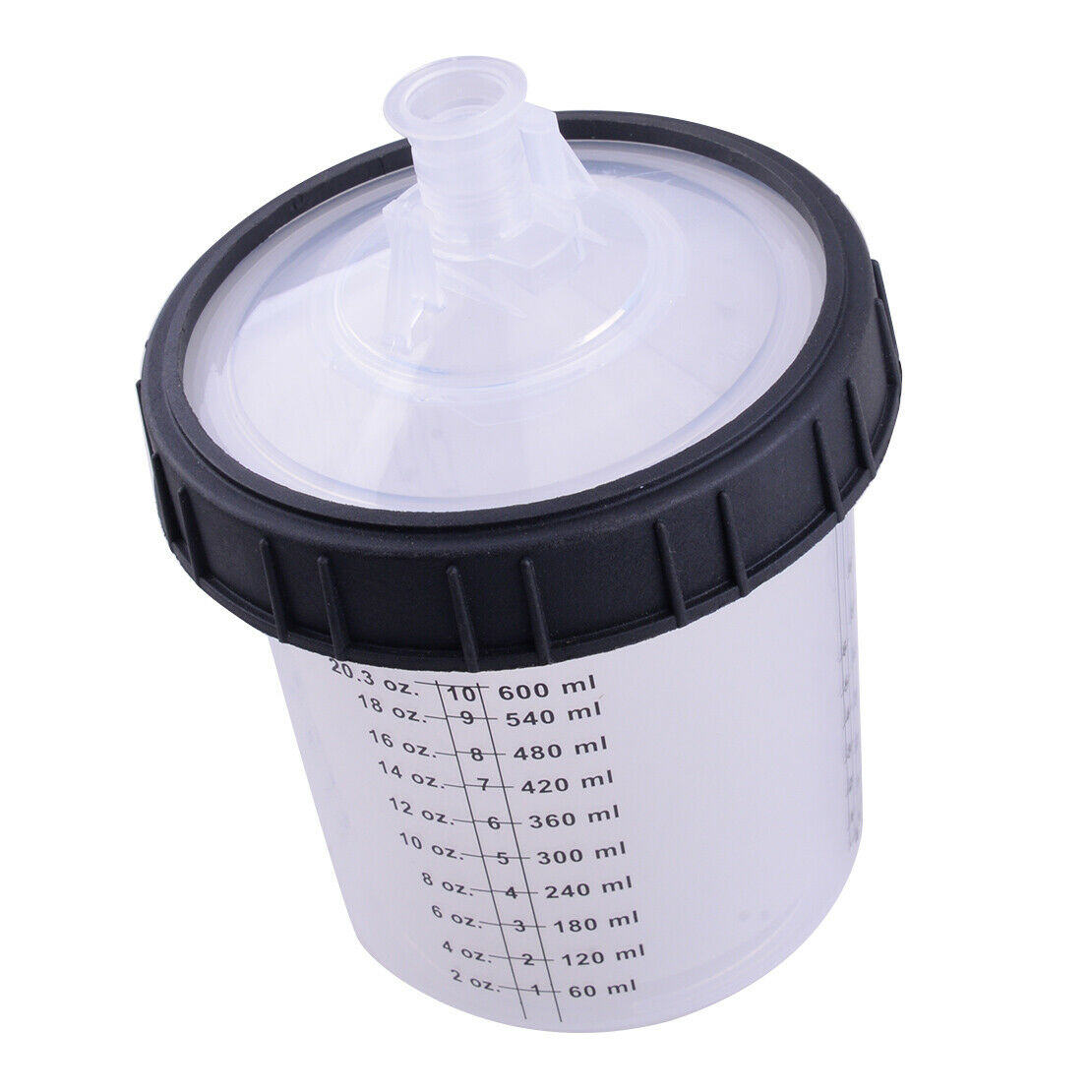 600ML Gravity Paint Spray Gun Cup Reservior Pot Replace For PPS Spray Gun Part