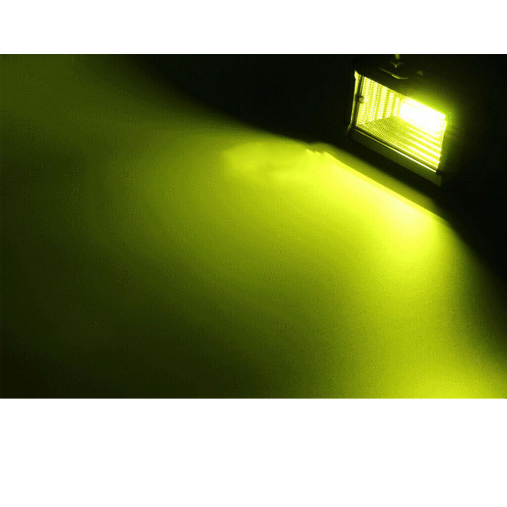 Auto LED Dual-Row Working Light 72w Car Roof Spotlights Flood - Yellow Light