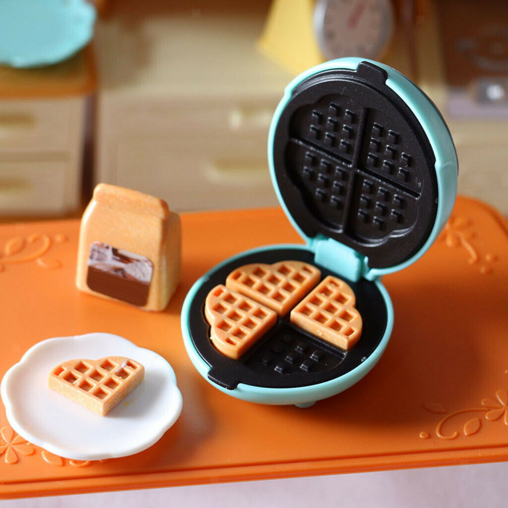 Electric Baking Pan Machine for 1/6 1/12 House Decoration Pretend Role Play