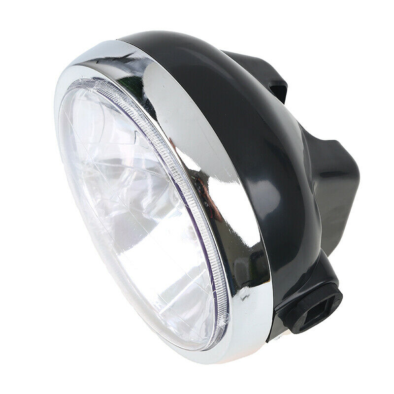 7" Motorcycle Front Headlight Amber Lamp For Yamaha YBR 125 2002-2013 YBR125