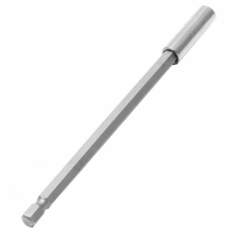 3Pc 1/4 Hex  Release Magnetic Screwdriver 60/100/150mm Extension Bit Holder Q4C4