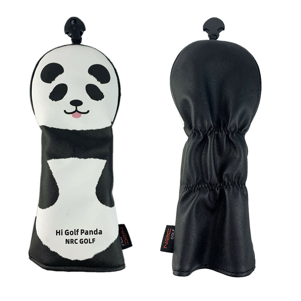 4pCS Premium Panda Golf Wood Driver Headcover Golfer Club Cover #1 3 5 UT Covers
