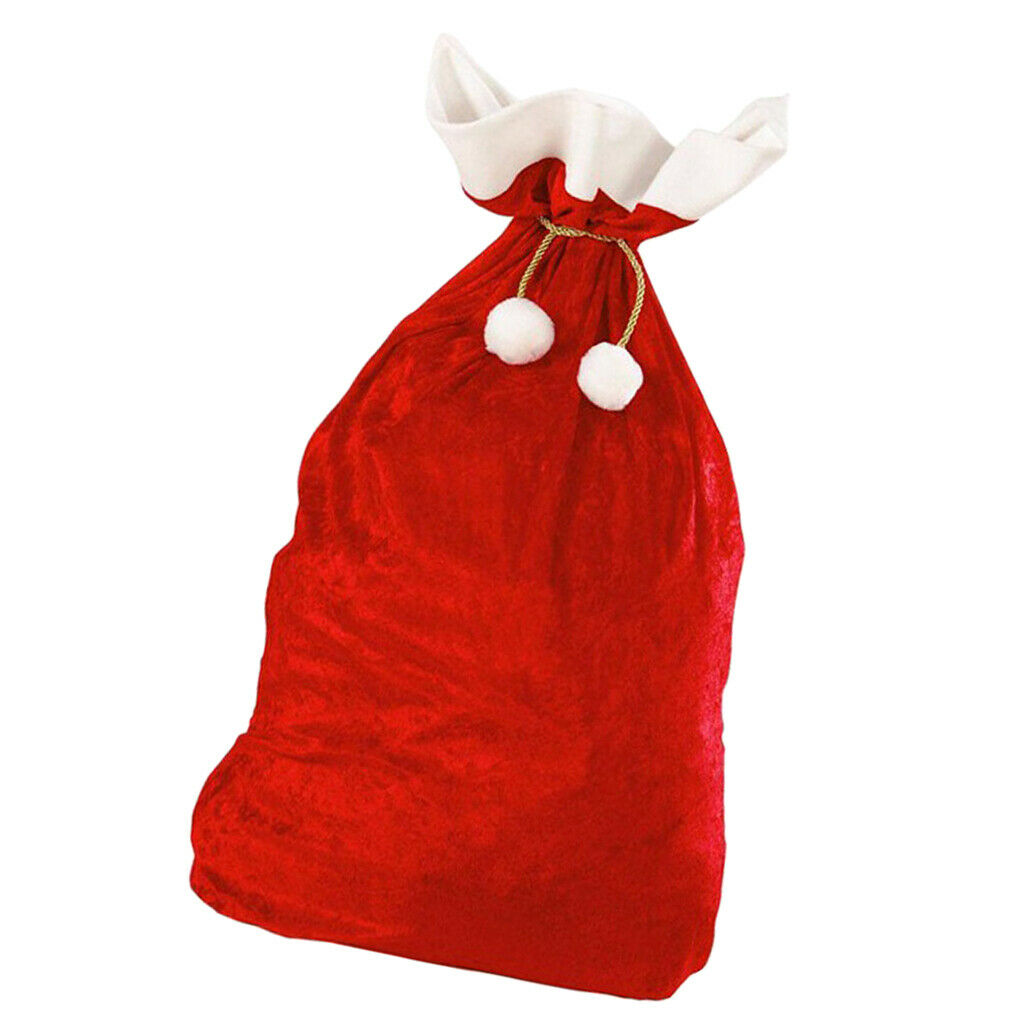 Velvet Cloth Jewelry Pouches Drawstring Bags Christmas Candy Gift Bag Pouch