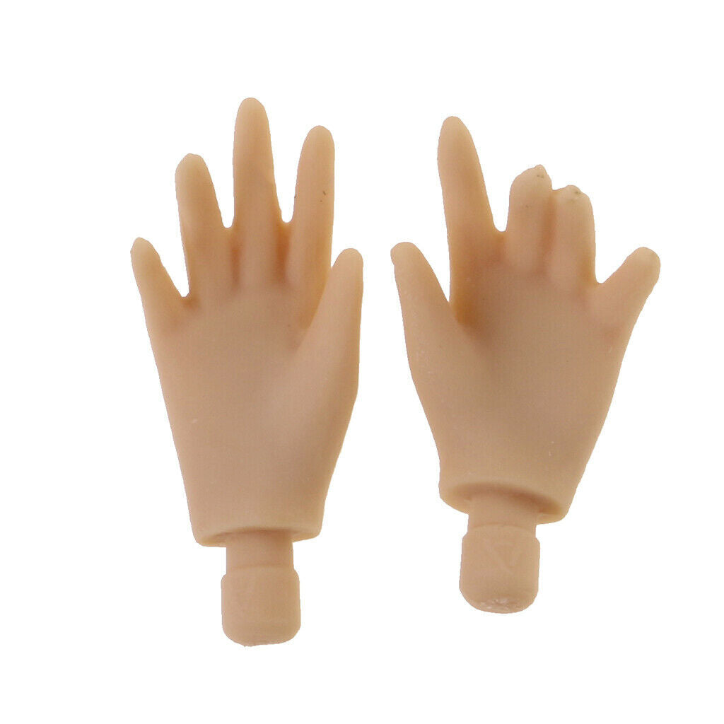 Movable 19 Joints Japanese Skin Nude Body +5 Pairs Hand For 12'' Blythe