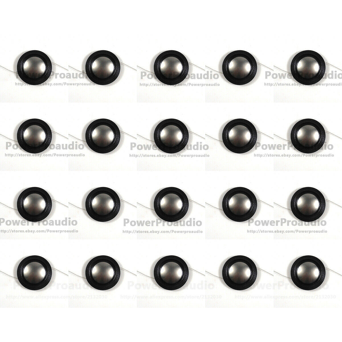 20X  Diaphragm For B&W 25.9mm 1.02inch Tweeter Voice coil 4ohm 26 Core Titanium