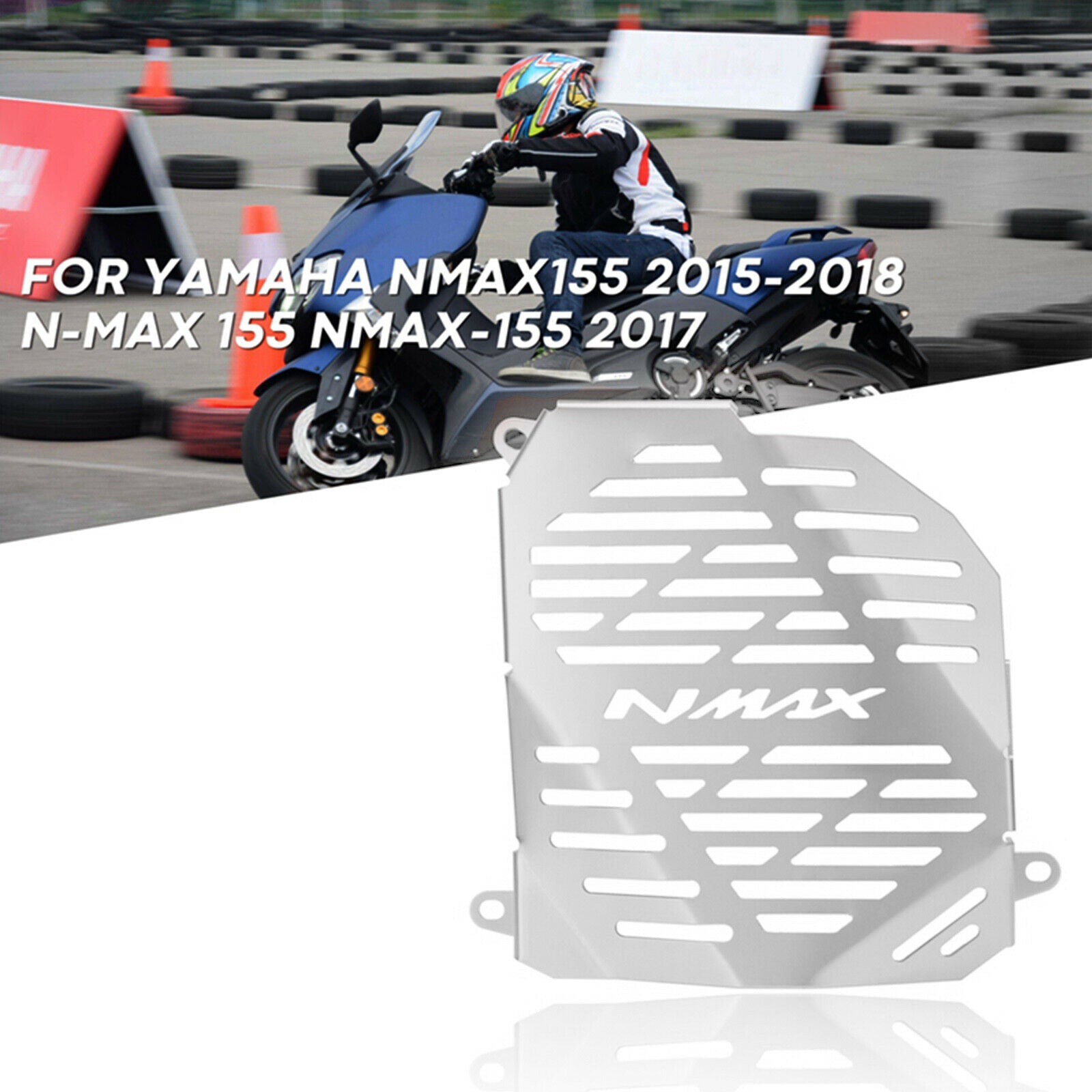 1Pc Engine Guard Guard Cover Protector Fit For Yamaha Nmax 155 15-18 SIL CN