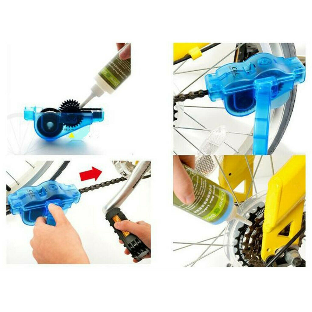 Cycling Bicycle Bike Chain Cleaner Scrubber Washer Clean Tool