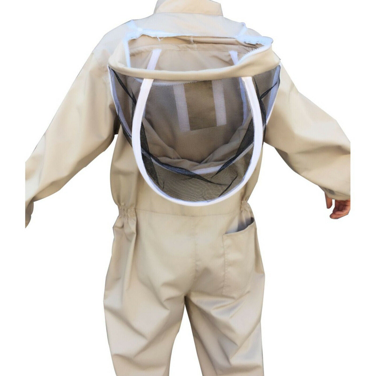 Unisex Bee Proof Beekeeping Suit Farm Unisex Outfit With Glove Veil Hood L
