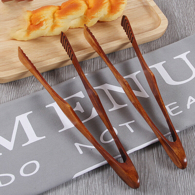 Bamboo Teaware Tea Clips Wood Toast Tong Wooden Toaster Bagel Ton.l8