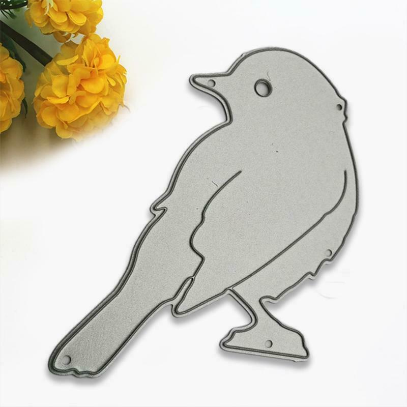 Quiet Bird Metal Cutting Dies Stencil DIY Scrapbooking Album Paper Card Making