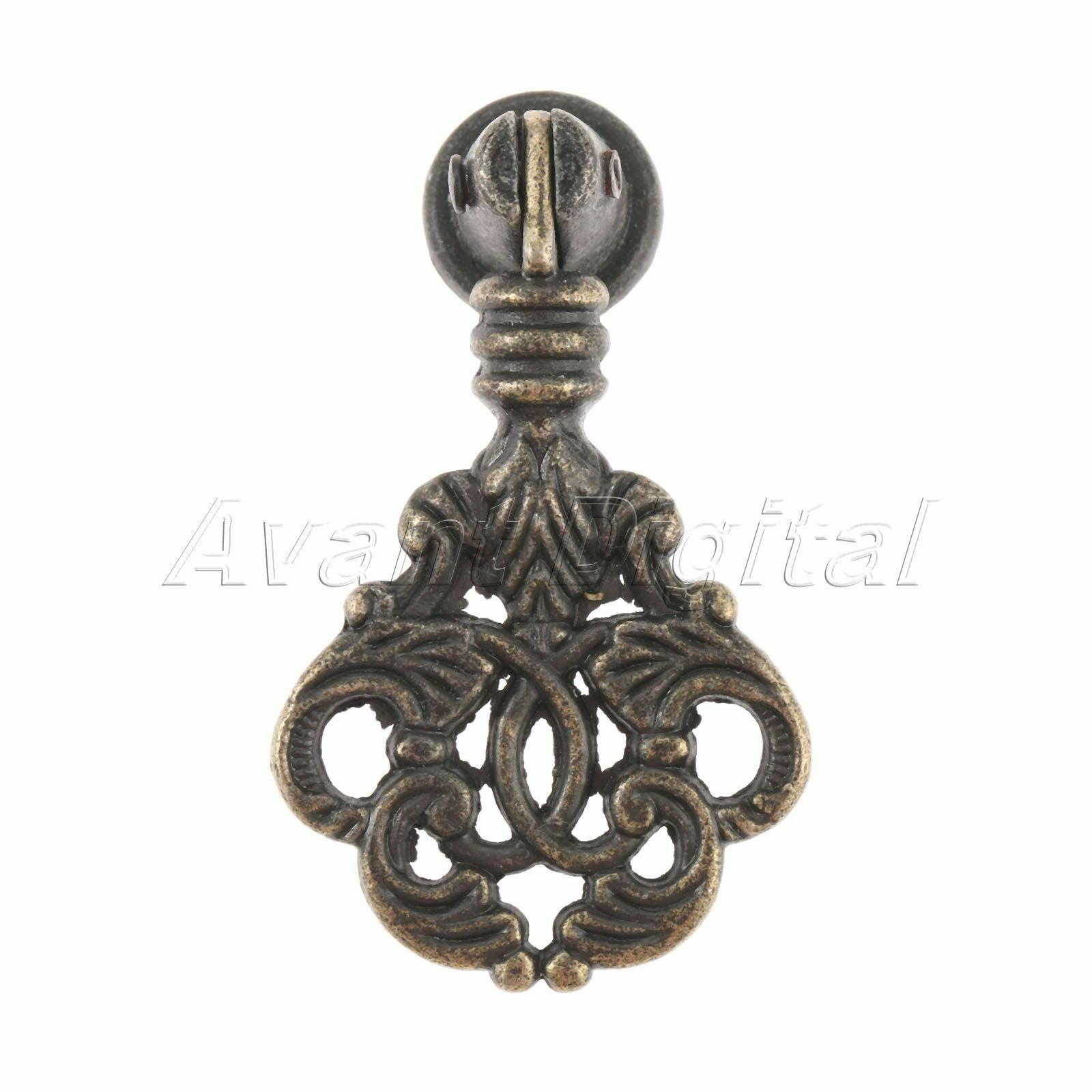 Zinc Alloy Cupboard Wardrobe Door Handle Kitchen Cabinet Drawer Drop Pull Knob