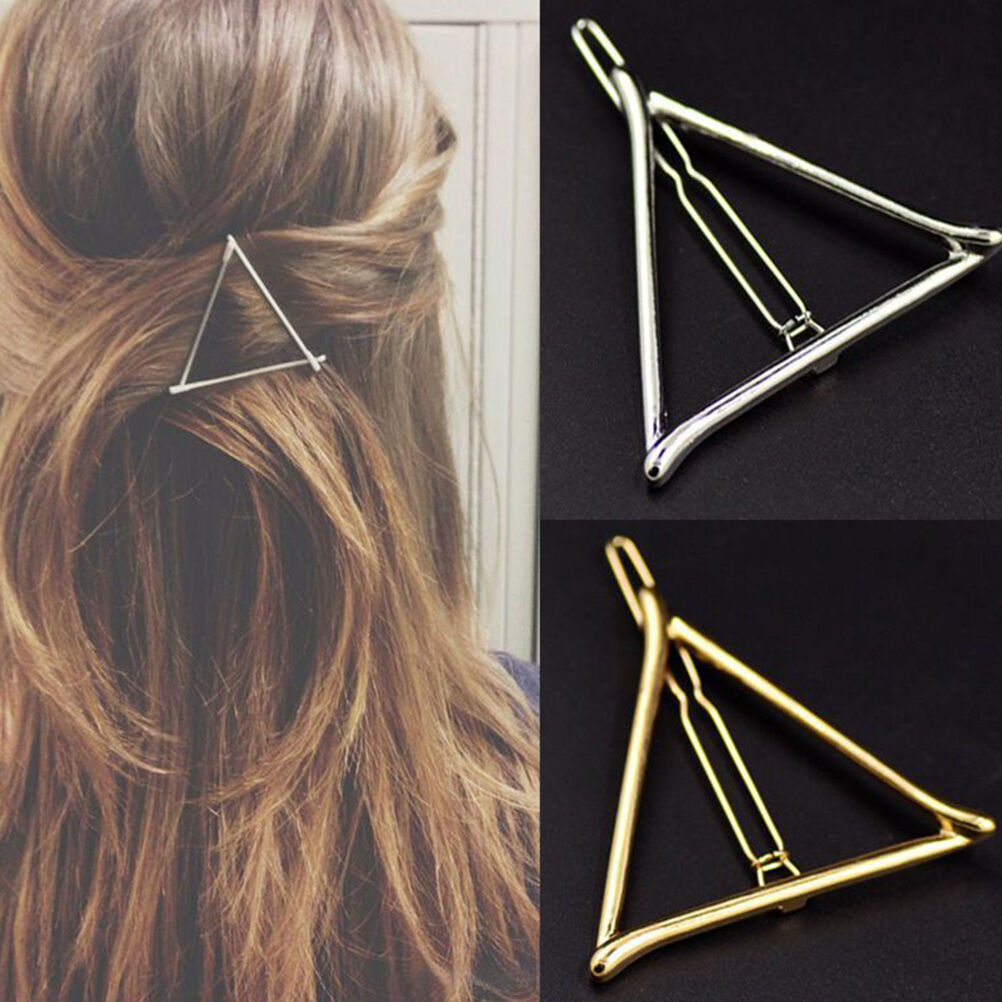 2X Women Korean Style Triangle Hairpin Hair Clip Hair Accessories Bobby Pi.l8