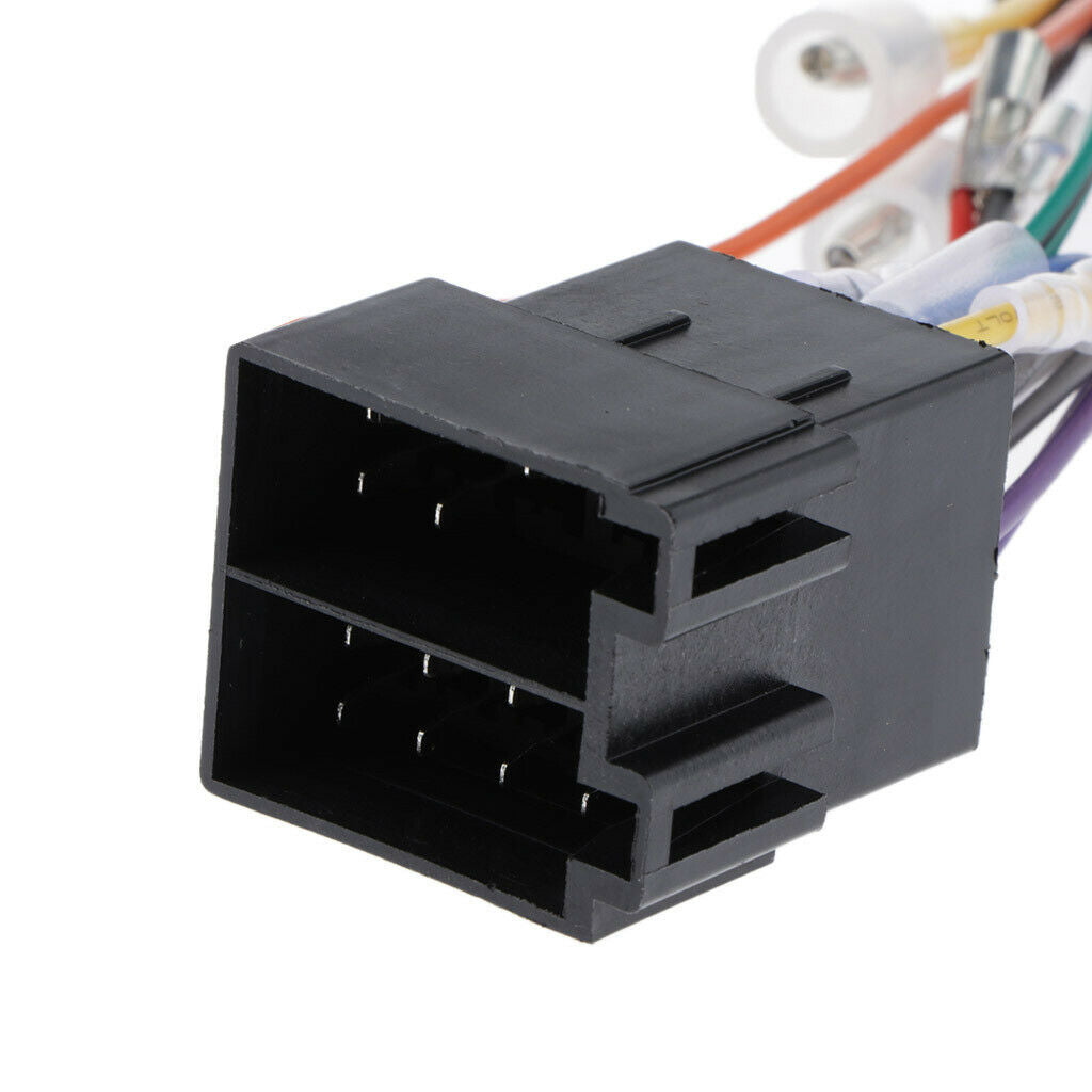 Car CD DVD Stereo 16Pin Radio ISO Harness Wiring Connector Cable Sockets Kit