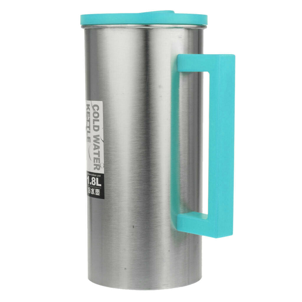 1800ml Camping Coffee Tea Mug Travel Cup Backpacking Outdoor Bottle Green