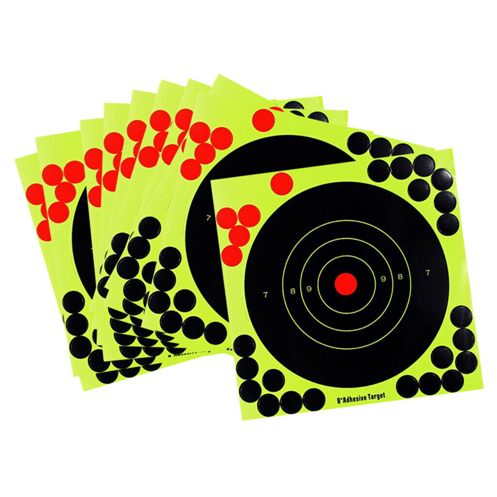30 Pack 8inch Shooting Targets Gun Range Paster Hunting Targets Accessories