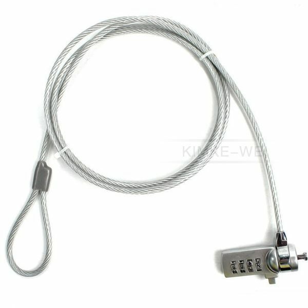 Anti-theft Laptop Notebook PC Monitor Computer Security Cable Lock