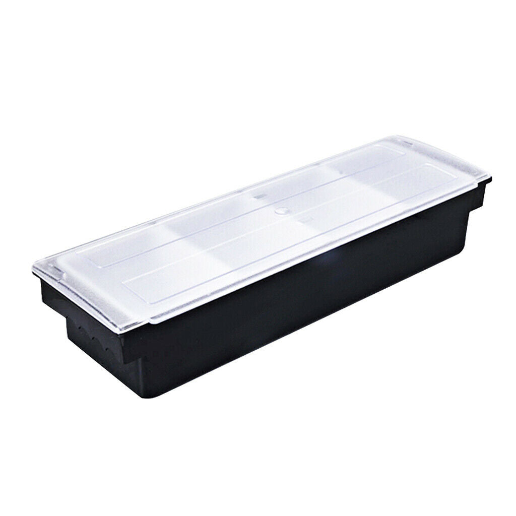 4 Compartments Server Tray Chilled Food Fruit Bar Condiment Dispenser