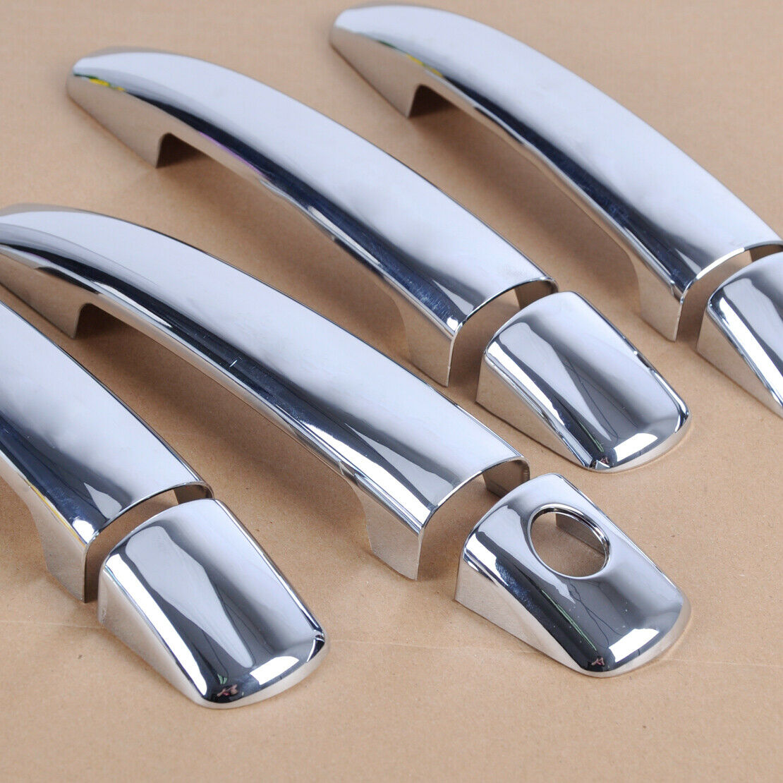 Chrome Door Handle Cover Fit for 08 09 10 Peugeot 207 308 Citroen C4 C6 C4 An