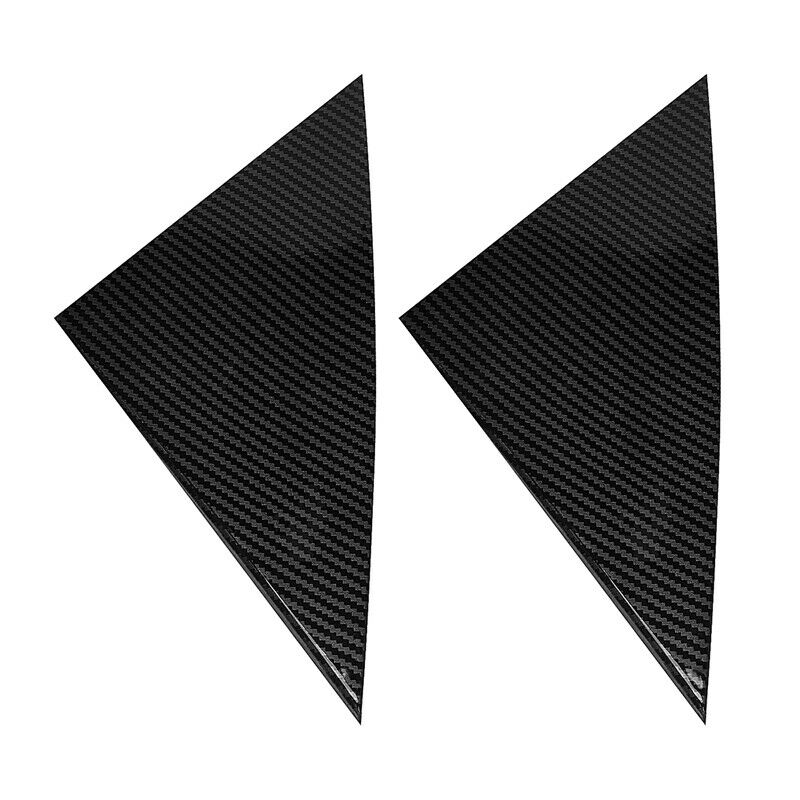2Pcs Carbon Fiber ABS Triangular Window Decoration Car Styling for Tesla ModelY8