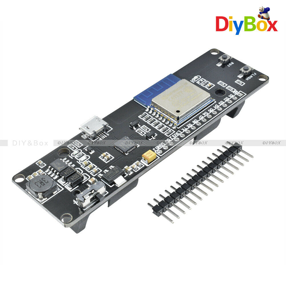 Mini-WiFi WeMos D1 Esp-Wroom-02 Motherboard ESP8266 Nodemcu Module 18650 Battery