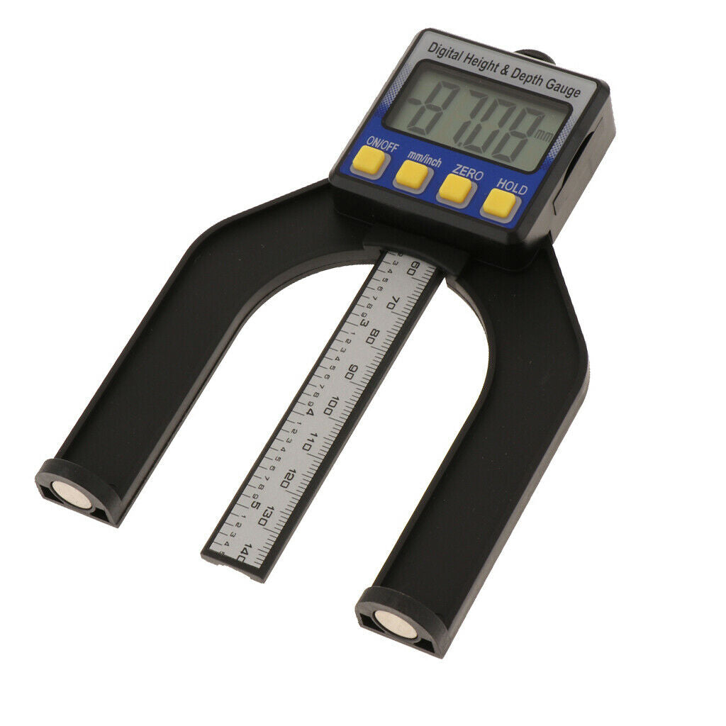 Digital Height Gauge Depth Gauge Magnet Based Digital Display f/Woodworking