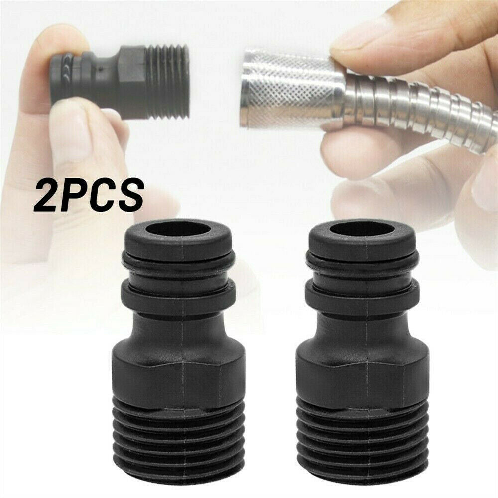 2x Thread Pipe Nipple Fitting car wash water gun connector Industrial connector