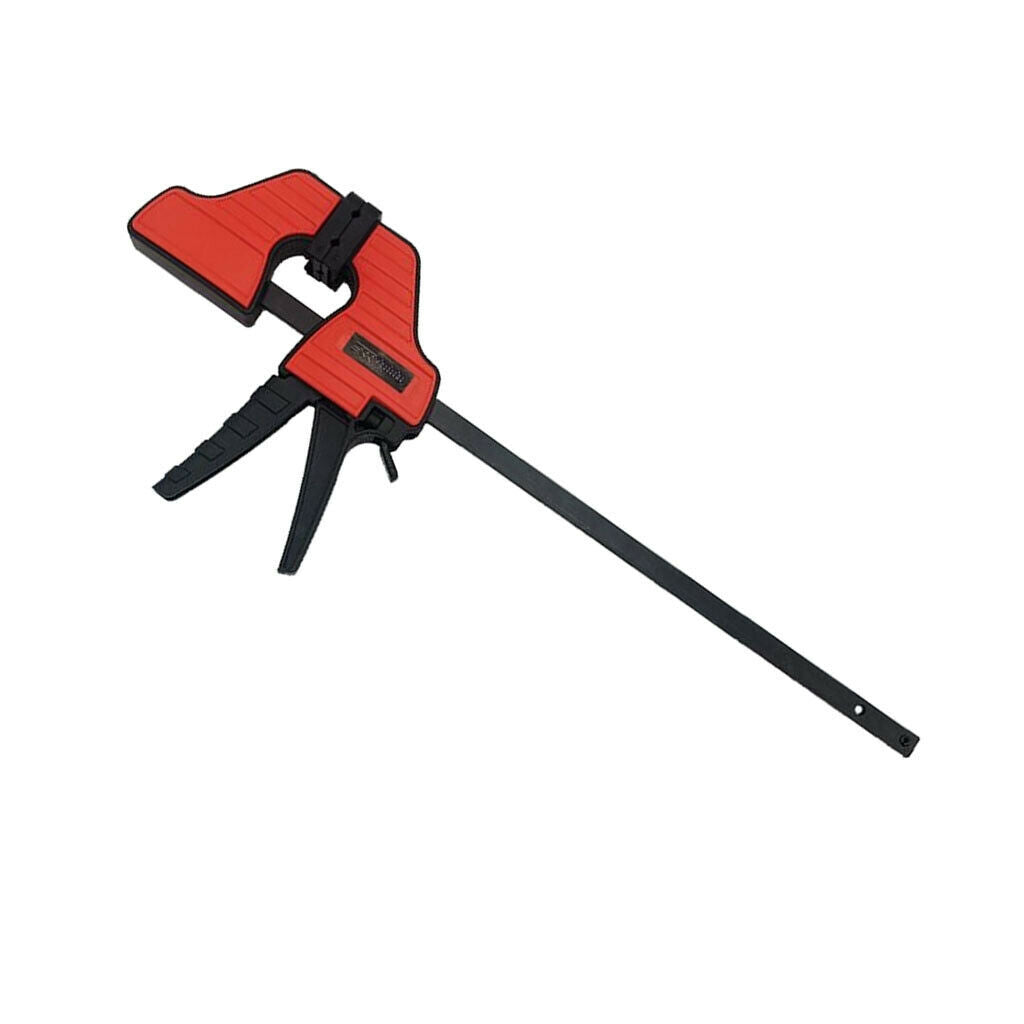 12''Woodworking FClamp Quick Grip Ratchet Release Squeeze Carpenter DIY Tool